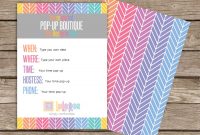 Lularoe Pop Up Boutique Party Invitation Pdf Editable File 5x7 within sizing 1500 X 1500