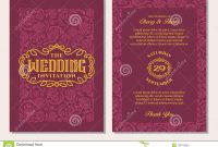 Luxury Vintage Wedding Invitation Templates Red Maroon Background inside dimensions 1300 X 983