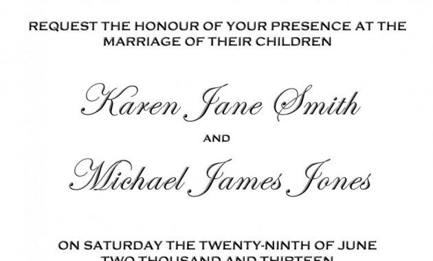 Luxury Wedding Invitation Both Parents Wording Samples with proportions 1121 X 1683