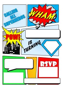 Make Your Own Comic Book Printable Superhero Comic Book Party throughout proportions 790 X 1106