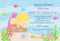 Mermaid Invitation Template Free Invitetown Birthday Parties inside sizing 1600 X 1143