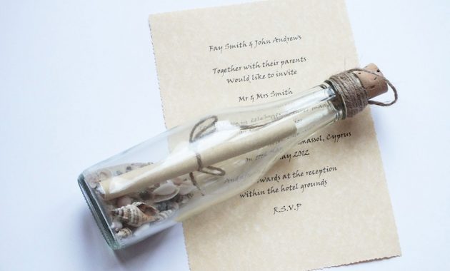 Message In A Bottle Wedding Invitations Message In A Bottle Wedding pertaining to measurements 1024 X 768