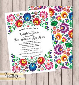 Mexican Fiesta Invitation Templates Free 2018 Mexican Wedding inside size 1393 X 1500