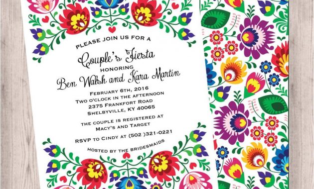 Mexican Fiesta Invitation Templates Free 2018 Mexican Wedding inside size 1393 X 1500