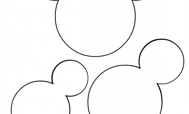 Mickey Head Template Crafts In 2018 with regard to dimensions 819 X 1024