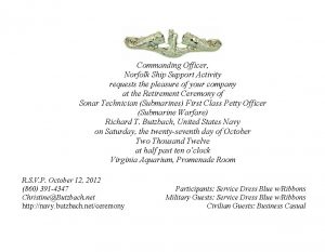 Military Retirement Ceremony Invitations Party Invitations Ideas within sizing 1216 X 944