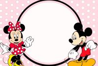 Minnie And Mickey Invitation Template Coolest Invitation Templates with regard to size 1400 X 1000