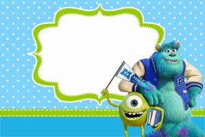 Monster University Free Printable Party Invitations Oh My Fiesta intended for sizing 1600 X 1068