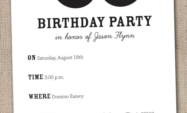 Mustache Party Invitations Mustache Party Invitations For Best Party for dimensions 1112 X 1500