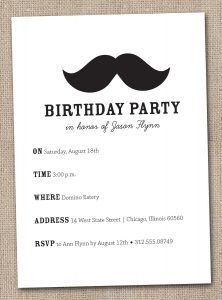 Mustache Party Invitations Mustache Party Invitations For Best Party throughout sizing 1112 X 1500