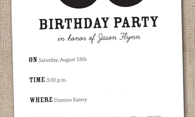 Mustache Party Invitations Mustache Party Invitations For Best Party throughout sizing 1112 X 1500