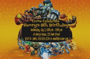 New Of Skylanders Birthday Invitations Template Party Need Help For with dimensions 1518 X 990