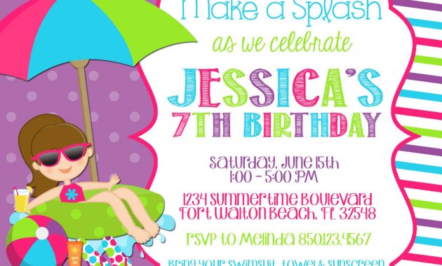 Nice Free Template Birthday Party Invitation Templates Free throughout dimensions 1500 X 1071