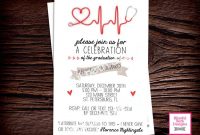 Nursing Pinning Ceremony Invitation Template Nursing Pinning throughout sizing 1024 X 768