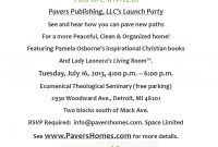 Pavers Epic Publishing Party Invitation Template Fwauk in dimensions 1086 X 1362