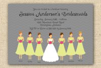 Photo Bridesmaid Luncheon Invitation Sayings Bridesmaids Image within sizing 1500 X 1500