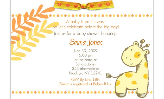 Photo Printable Unisex Ba Shower Invitations Image intended for measurements 2205 X 1680