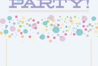 Polka Dots Free Printable Party Invitation Template Greetings with sizing 1542 X 2220