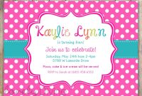 Polka Dots Invitations Templates Free Download Pink Dot With pertaining to size 960 X 960