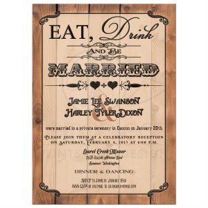 Post Wedding Reception Invitations Marina Gallery Fine Art for proportions 2175 X 2175