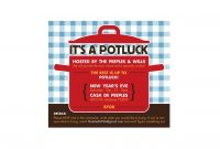 Potluck Invitation Template Free 2016 Entertaining Potluck throughout dimensions 1200 X 800