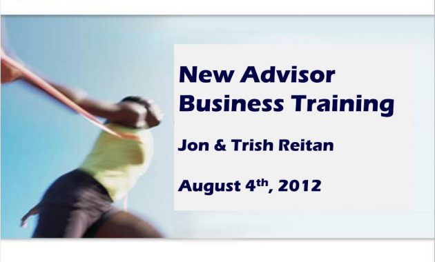 Ppt New Advisor Business Training Jon Trish Reitan August 4 Th inside measurements 1024 X 768