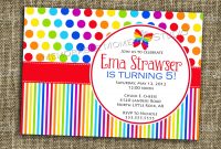 Printable Invitation Rainbow Party Collection Bright And Colorful within sizing 1500 X 1250