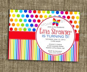 Printable Invitation Rainbow Party Collection Bright And Colorful within sizing 1500 X 1250