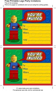 Printable Lego Birthday Invitations Scribd Aarons Party In 2018 intended for measurements 839 X 1350