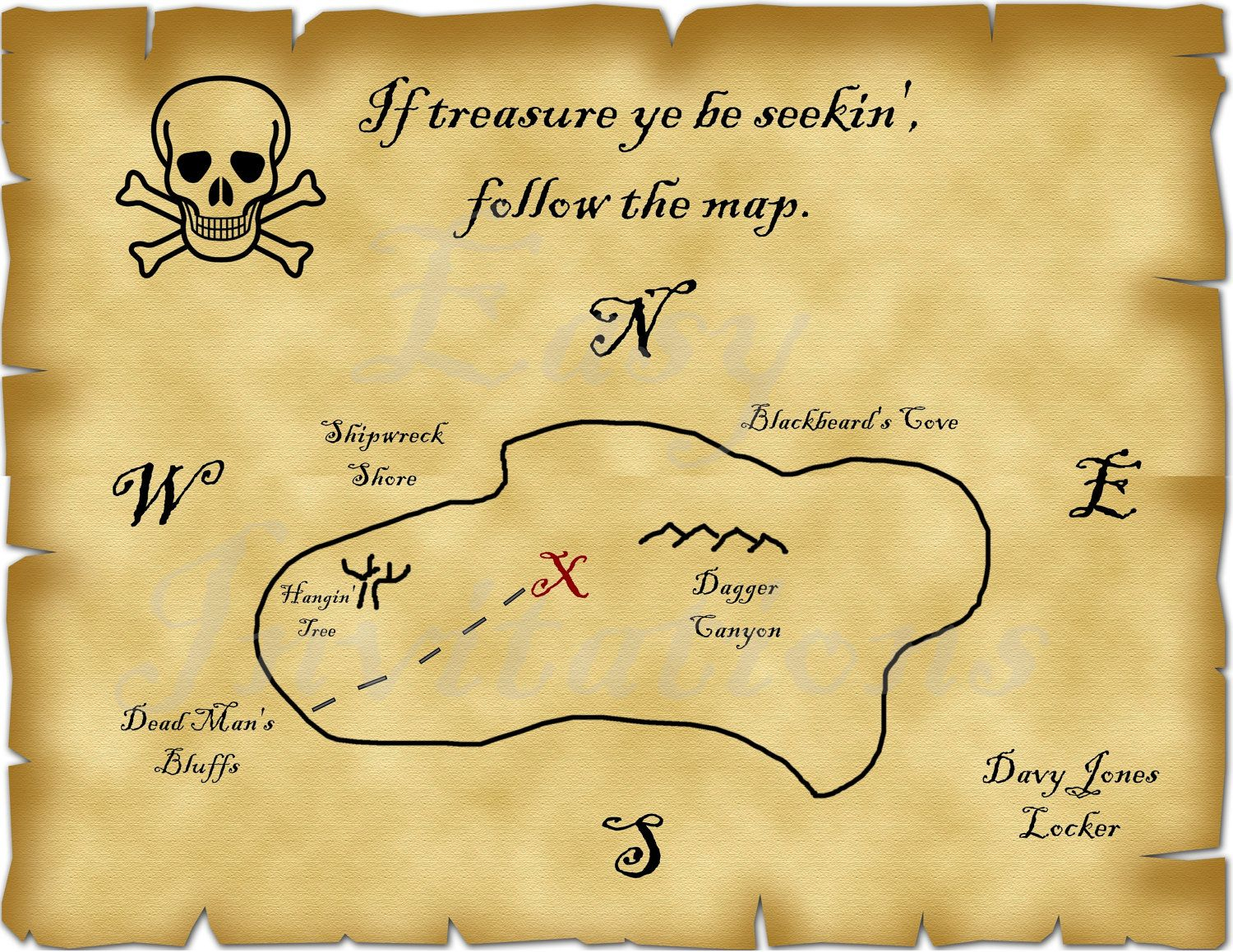 Printable Pirate Treasure Map Best Photos Of Template Blank pertaining to proportions 1500 X 1159