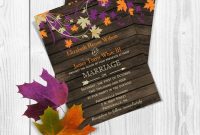 Printable Wedding Invitation Template Fall Wedding Invitations inside sizing 900 X 900