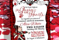 Queen Of Hearts Invitation in dimensions 1154 X 1200