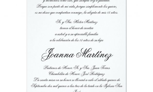 Quinceanera Invitations In Spanish 425 X 55 In 2018 Invitations with regard to proportions 1104 X 1104