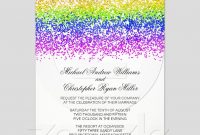 Rainbow Paint Heart Lesbian Wedding Bridesmaid Invitation Zazzle regarding sizing 1024 X 1024