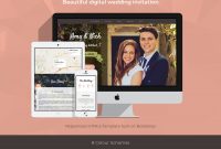 Responsive Wedding Invitation Template Matrimony with dimensions 1500 X 1398