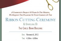 Sample Ribbon Cutting Invitations Circle Bank 999 Grant Ribbon regarding proportions 956 X 1237