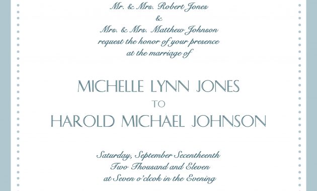 Sample Wedding Invitation Card Luxury Formal Invitation Template throughout sizing 2291 X 3256