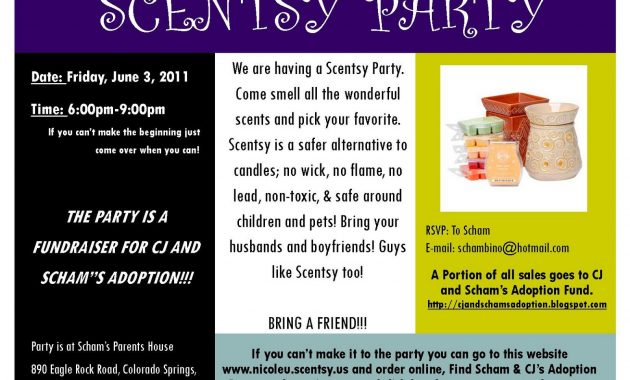 Scentsy Party Invitation Templates Awesome With Scentsy Party regarding size 1600 X 1236