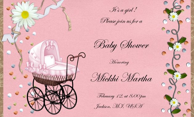 Scrapbook Ba Shower Invitation Templates Ba Showers Ideas inside proportions 6000 X 4000