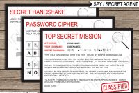 Spy Invitation Template Secret Agent Birthday Party Secret Etsy in sizing 1300 X 1126