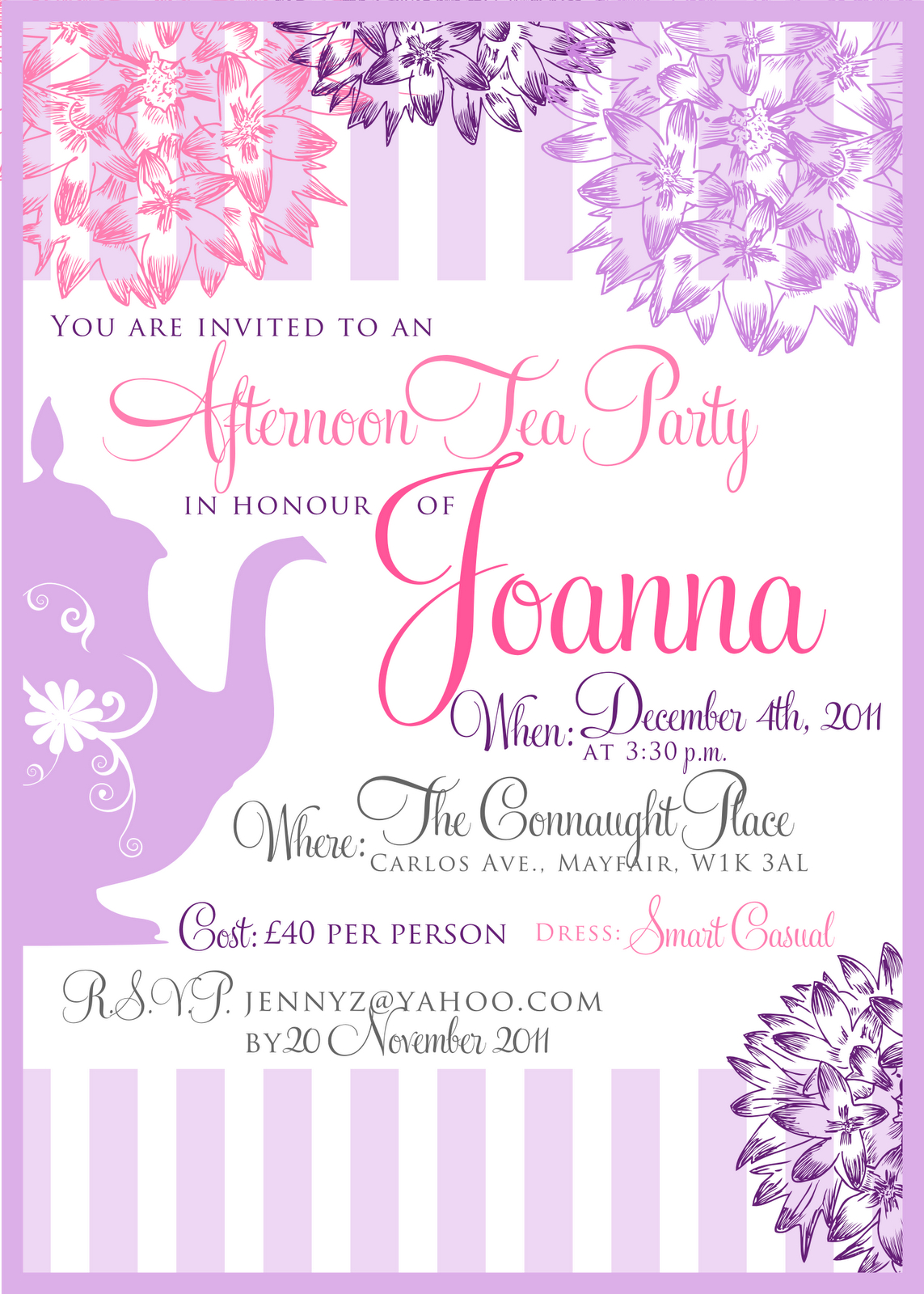 Tea Party Ba Shower Invitation Templates Wall Tea Party within proportions 1143 X 1600