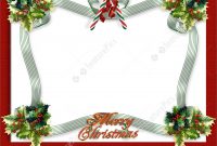 Templates Christmas Border Ribbon Stock Illustration I2648536 At pertaining to measurements 1300 X 1132