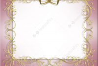 Templates Wedding Or Valentine Invitation Border Stock with sizing 1300 X 1132