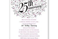 Th Anniversary Invitation Templates Cool Invitation Ideas Th Wedding inside dimensions 1000 X 1000