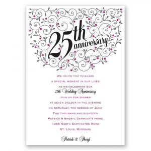 Th Anniversary Invitation Templates Cool Invitation Ideas Th Wedding inside dimensions 1000 X 1000