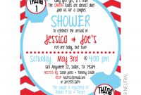 Thing 1 And Thing 2 Ba Shower Invitation Template Ba Showers Ideas with proportions 1500 X 1500