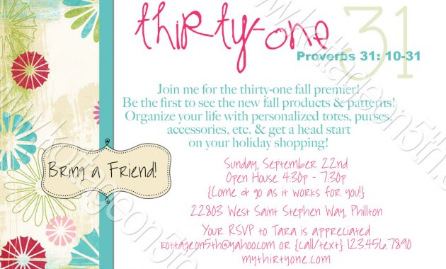Thirty One Party Invitation Template Fwauk throughout size 1500 X 1038