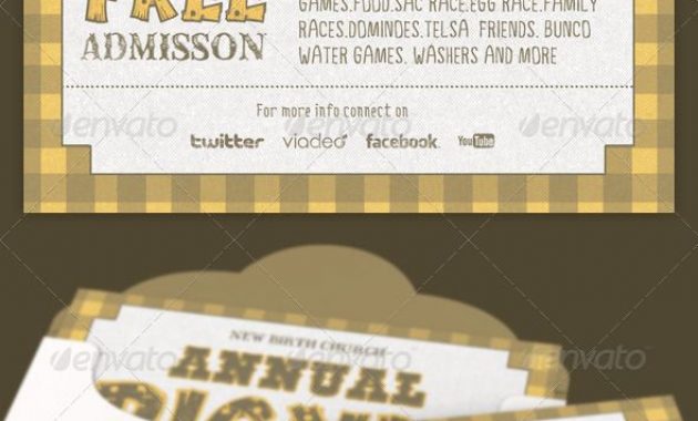 This Annual Church Picnic Invite Card Template Is Great For Any intended for proportions 590 X 1535