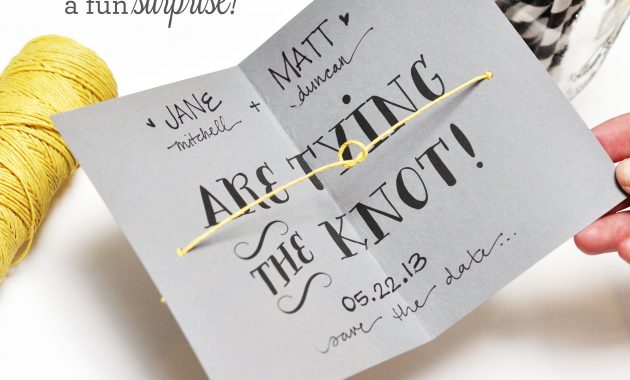 Tie The Knot Wedding Invitations Tie The Knot Wedding Invitations inside size 3144 X 2640