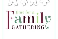 Time For A Family Gathering Free Printable Family Reunion regarding proportions 1542 X 2220